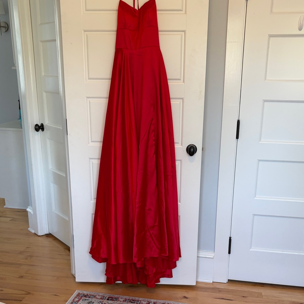 Amarra Elegant Red Evening Gown or Prom Dress. NWT size 6